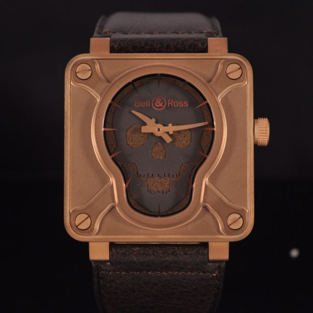 BELL & ROSS BR01 SKULL BRONZE
