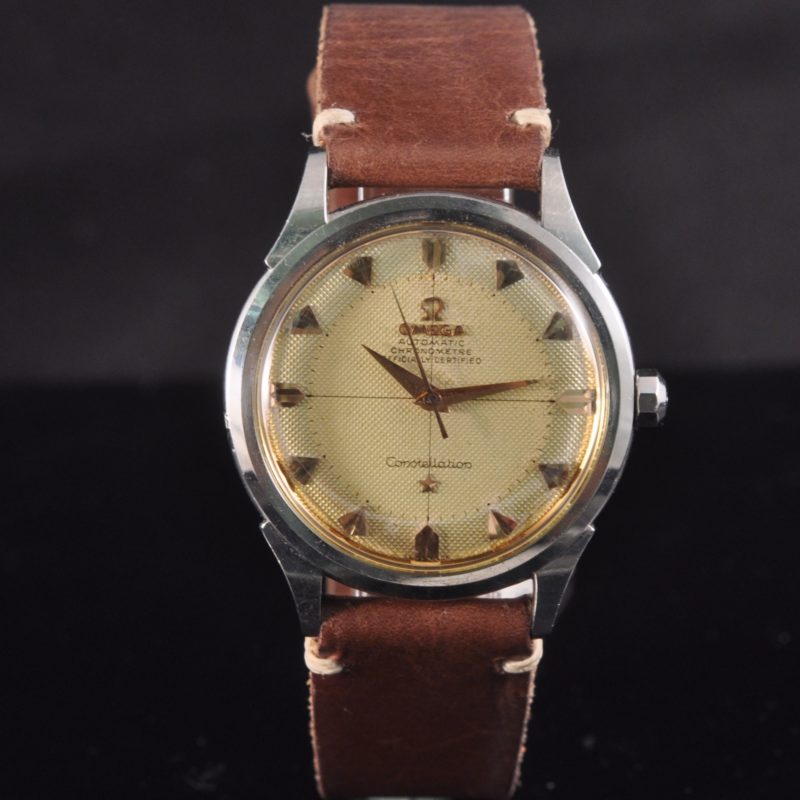 OMEGA CONSTELLATION HONEY COMB DIAL