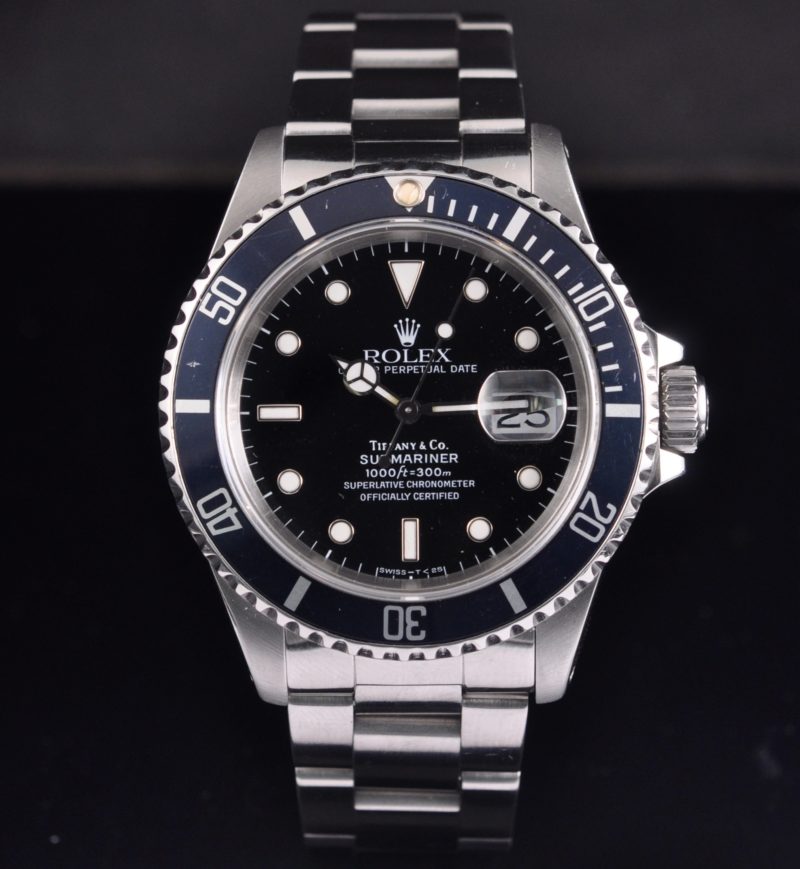 ROLEX SUBMARINER TIFFANY 16610 FULL SET