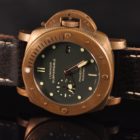 PANERAI LUMINOR SUBMERSIBLE BRONZO PAM 382 BOITE & PAPIERS