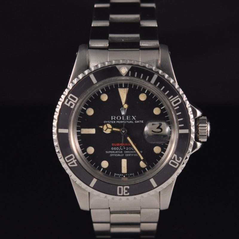 ROLEX SUBMARINER DATE RED 1680 BOITE & PAPIERS