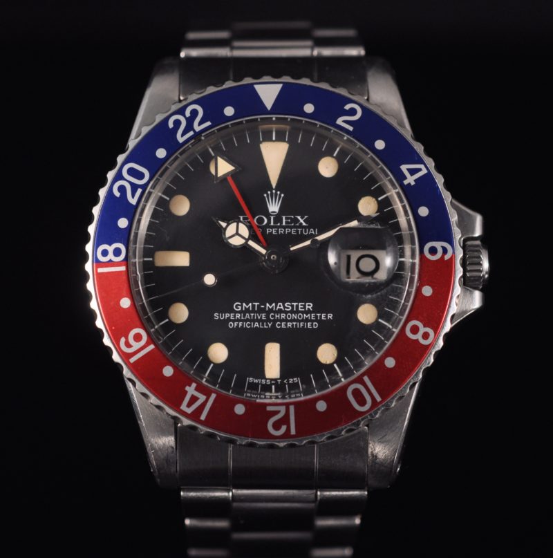 ROLEX GMT MASTER ref. 1675 BOITE & PAPIERS