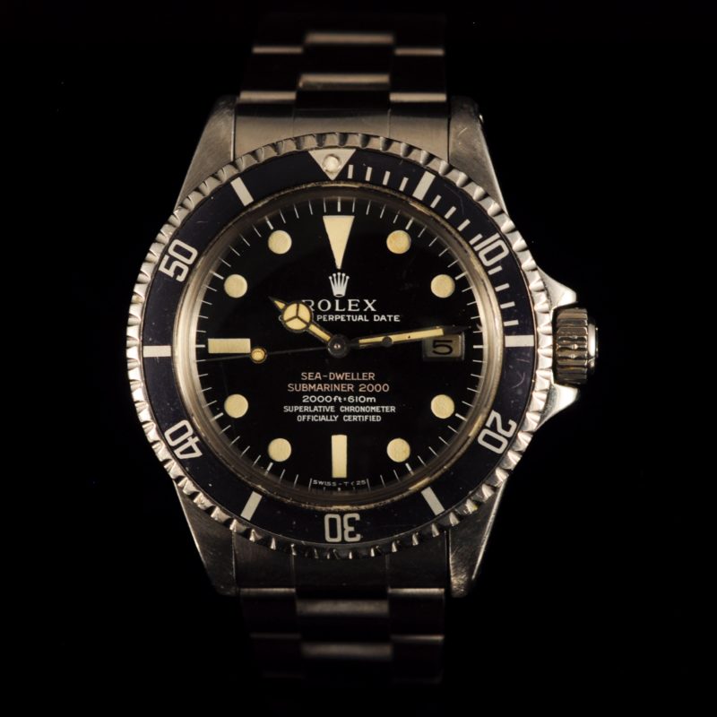ROLEX SEA-DWELLER 1665 PATENT PENDING BOX AND PAPERS