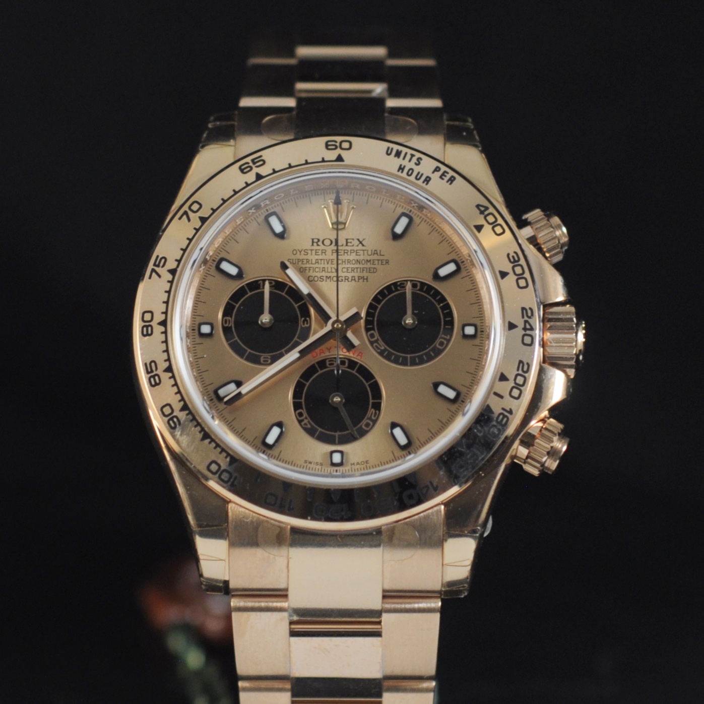 ROLEX DAYTONA PINK GOLD ref. 116505 FULL SET - Romain Réa