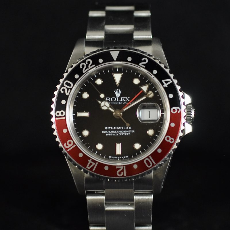 ROLEX GMT MASTER II ” COKE” Ref. 16710 BOX & PAPERS