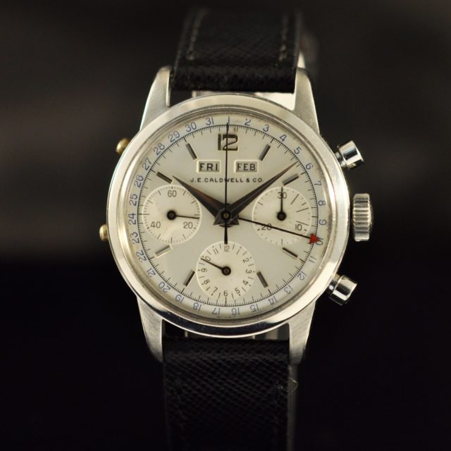J.E CALDWELL & CO CHRONOGRAPHE TRIPLE QUANTIÈME