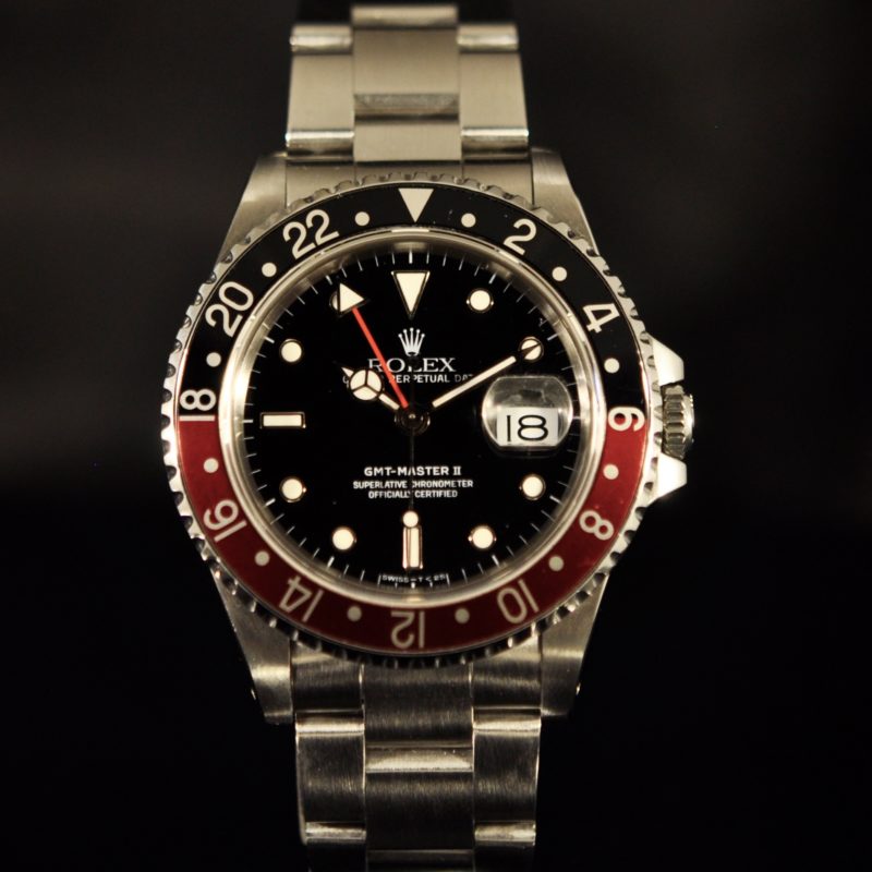 ROLEX GMT MASTER II Ref. 16710 Coke FULL SET