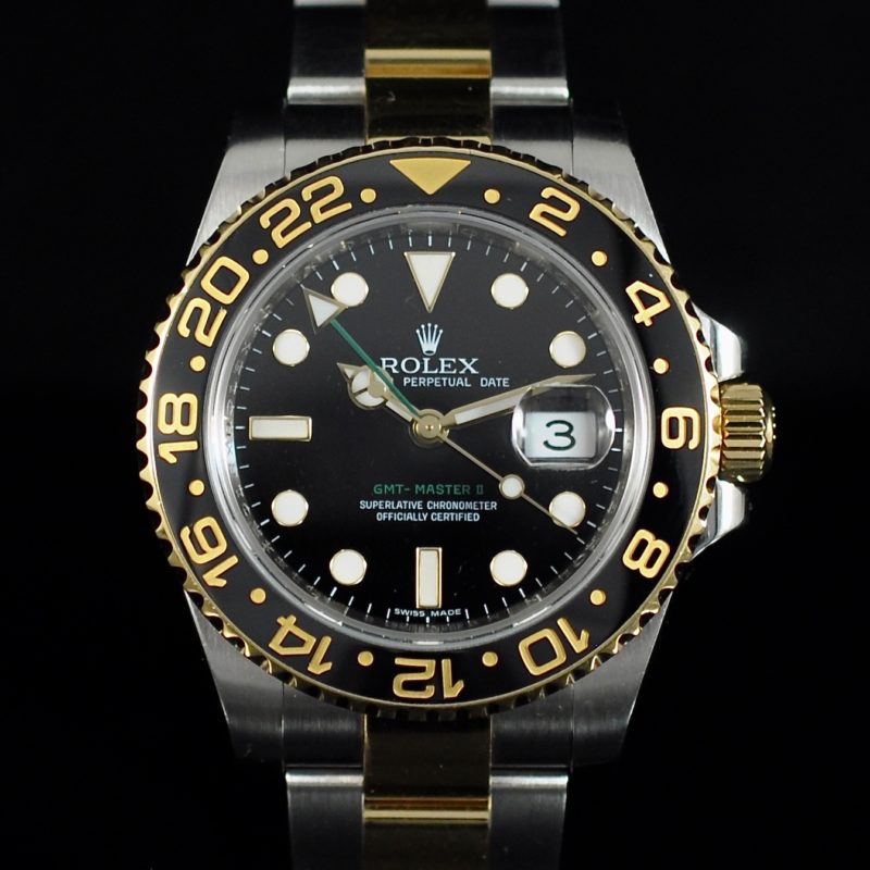 ROLEX GMT MASTER II Ref. 116713LN FULL SET