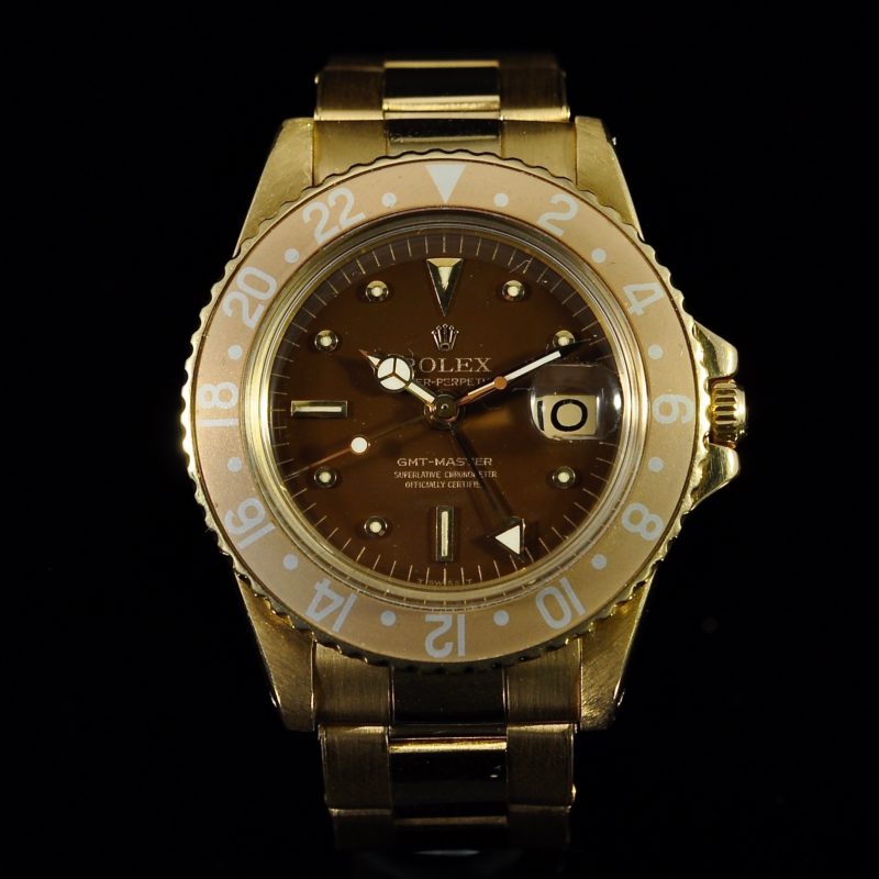 ROLEX GMT REF. 1675 YELLOW GOLD