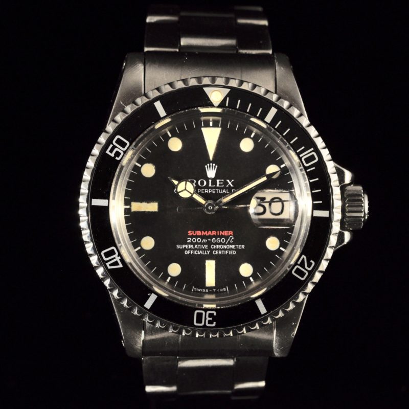 ROLEX SUBMARINER REF. 1680 RED TROPICAL DIAL