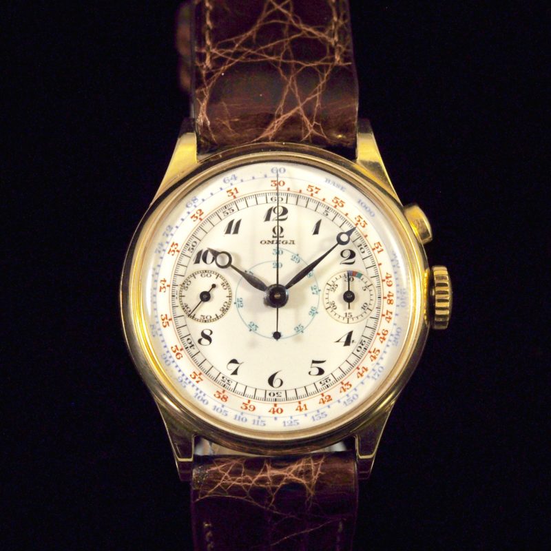 OMEGA CHRONOGRAPH 28.9 ENAMEL DIAL