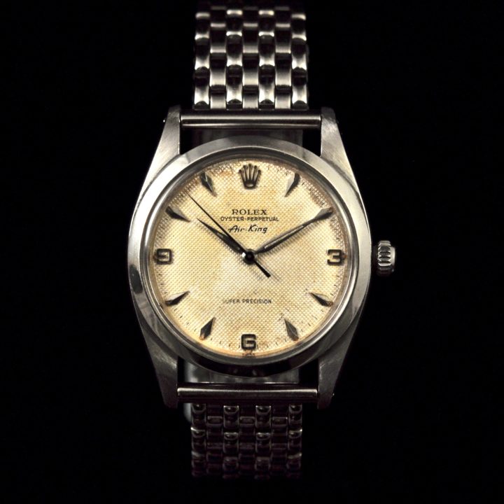 ROLEX AIR KING REF. 5504 HONEYCOMB DIAL