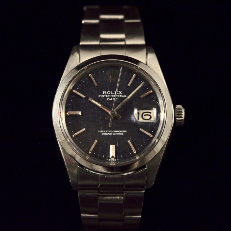 ROLEX OYSTER PERPETUAL DATE REF. 1500 LINEN DIAL