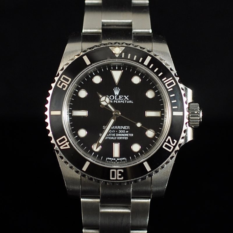 ROLEX SUBMARINER NO DATE REF. 114060 BOX & PAPER