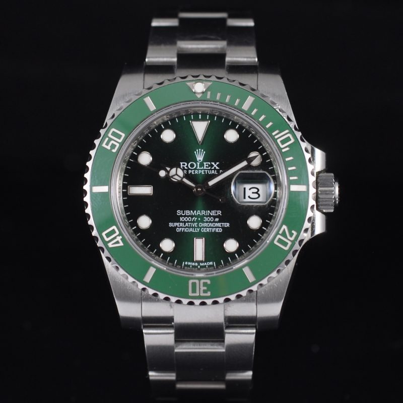 ROLEX SUBMARINER « HULK » REF. 116610LV FULL SET