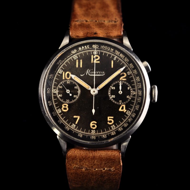 MINERVA CHRONOGRAPHE MONO-POUSSOIR