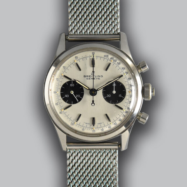 BREITLING CHRONOGRAPH REF. 764 STAINLESS STEEL WITH EXTRACT FROM THE ARCHIVES