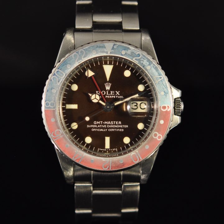 ROLEX GMT REF. 1675 LONG E TROPICAL