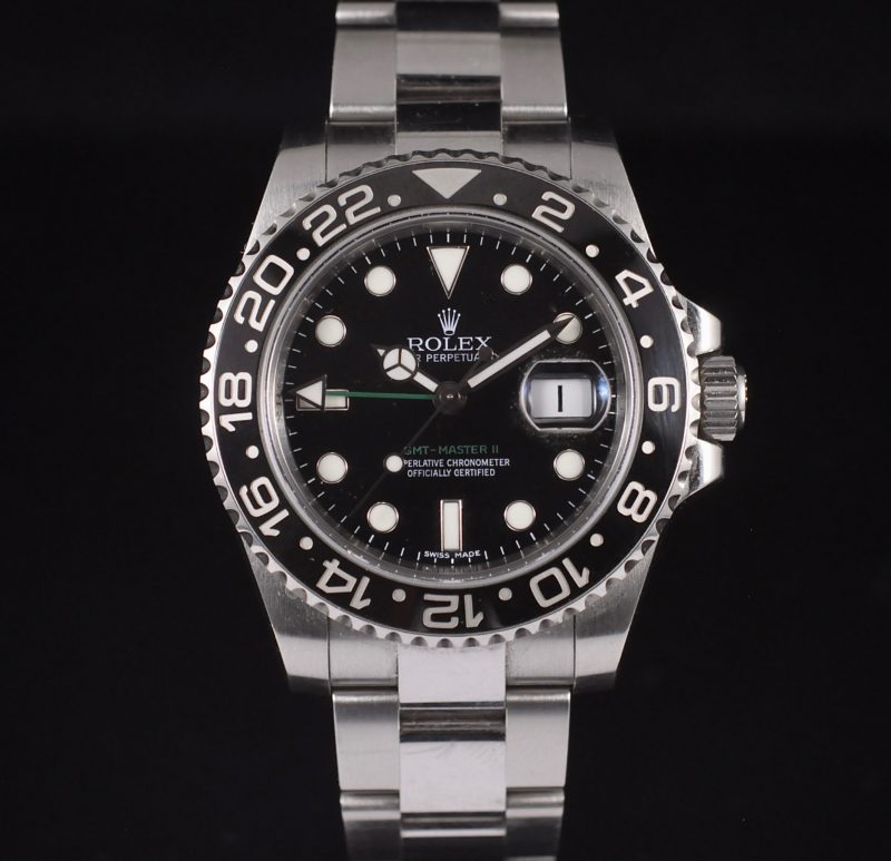 ROLEX GMT MASTER II REF. 116710LN FULL SET