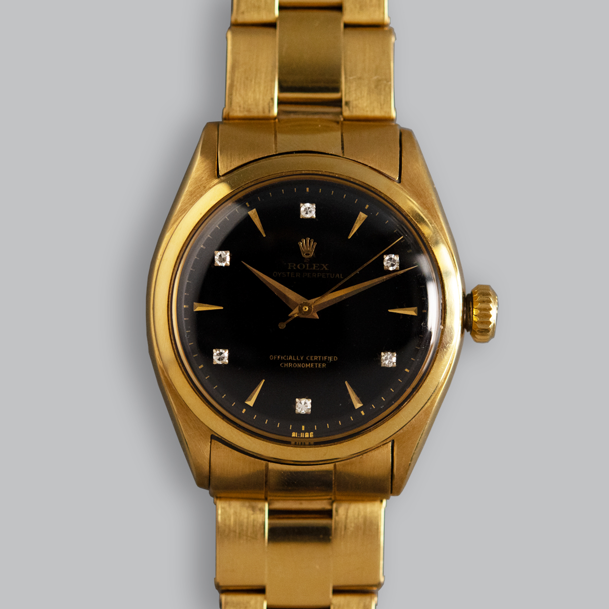 ROLEX BUBBLE BACK REF. 6085 GILT