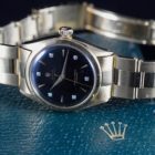 ROLEX SEMI BUBBLE BACK LACQUERED DIAL & DIAMOND SET