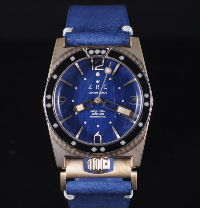 ZRC GRANDS FONDS BRONZE BLUE DIAL LIMITED EDITION