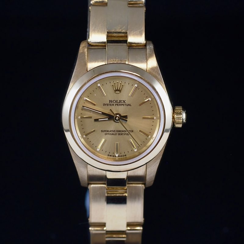 ROLEX LADY’S OYSTER PERPETUAL REF. 76188 YELLOW GOLD