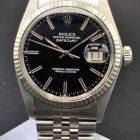 ROLEX DATEJUST ACIER REF. 16014. Full set Circa 1979.