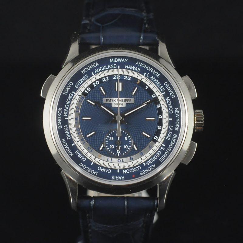 PATEK PHILIPPE WORLD TIME CHRONOGRAPH REF. 5930G FULL SET