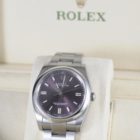 ROLEX OYSTER PERPETUAL “RED GRAPE” REF 116000 BOX AND PAPERS
