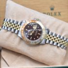 ROLEX GMT TIGER EYE NIPPLE DIAL REF. 16753 BOX & PAPER