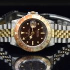 ROLEX GMT TIGER EYE NIPPLE DIAL REF. 16753 BOX & PAPER