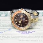 ROLEX GMT TIGER EYE NIPPLE DIAL REF. 16753 BOX & PAPER