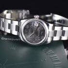 ROLEX DATEJUST REF. 178240 RHODIUM FLORAL DIAL FULL SET