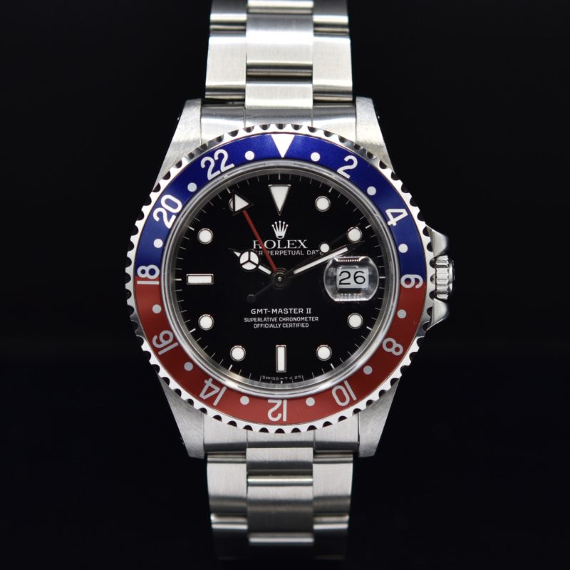 ROLEX GMT MASTER II “PEPSI” REF. 16710 BOX & PAPERS