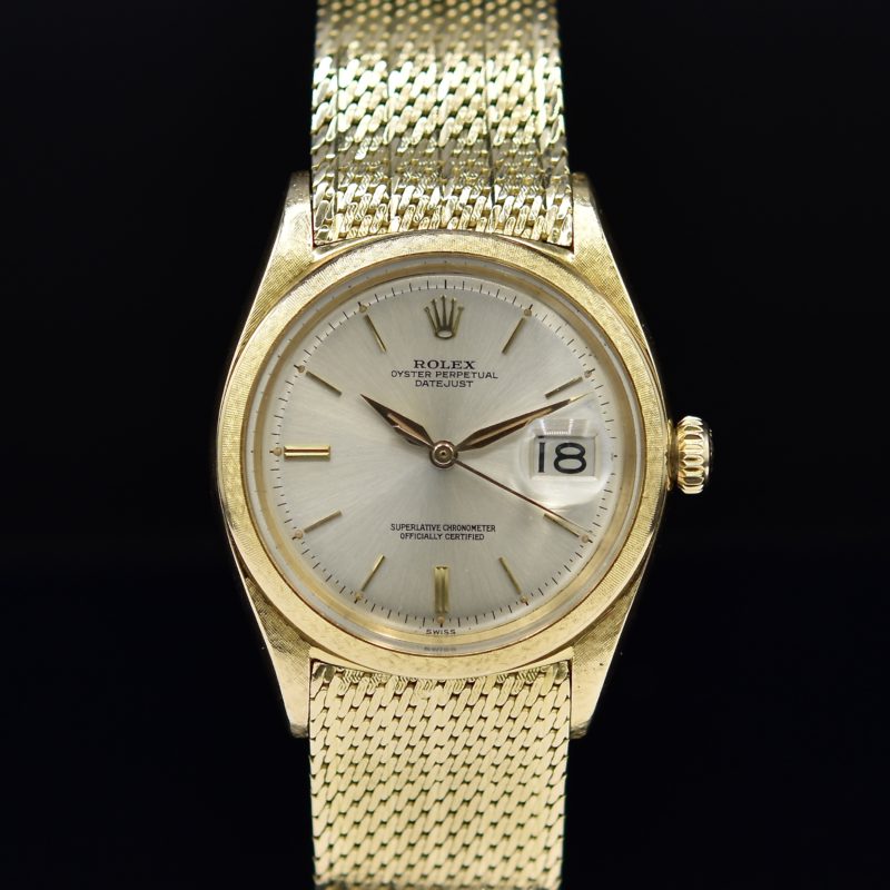 ROLEX DATEJUST REF. 1602 FACTORY FLORENTINE FINISH