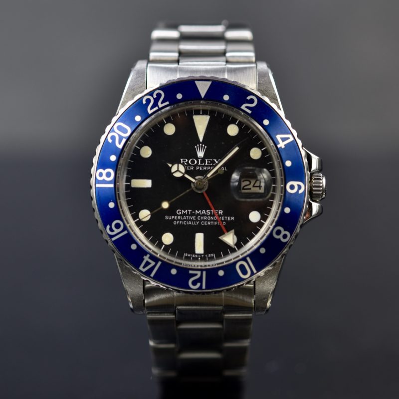 ROLEX GMT-MASTER REF 1675 BLUEBERRY