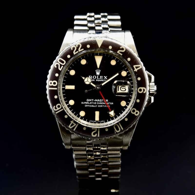 ROLEX GMT-MASTER REF. 1675 LONG E AUBERGINE BEZEL