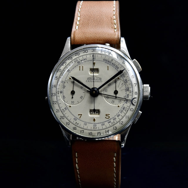 ANGELUS CHRONODATO STAINLESS STEEL