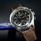 VULCAIN CRICKET GMT PILOT BOX & PAPERS