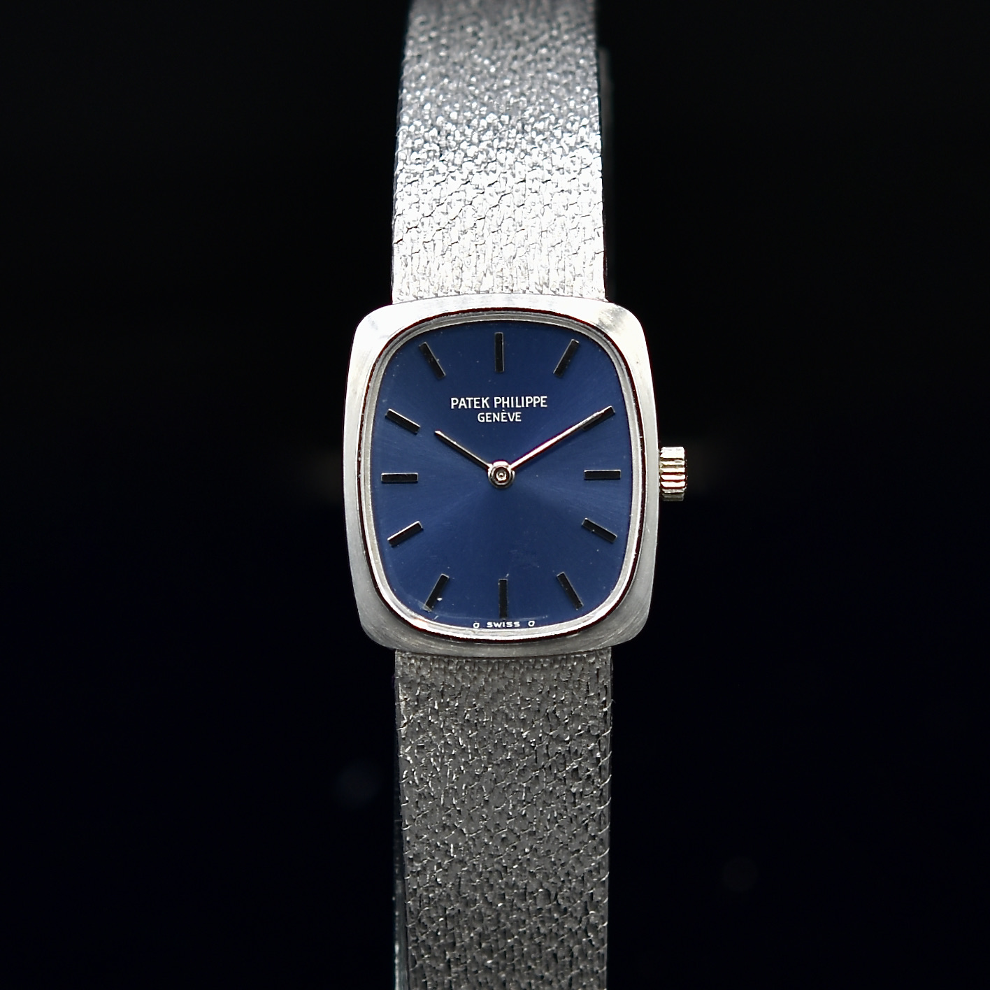 Patek philippe ellipse white gold sale