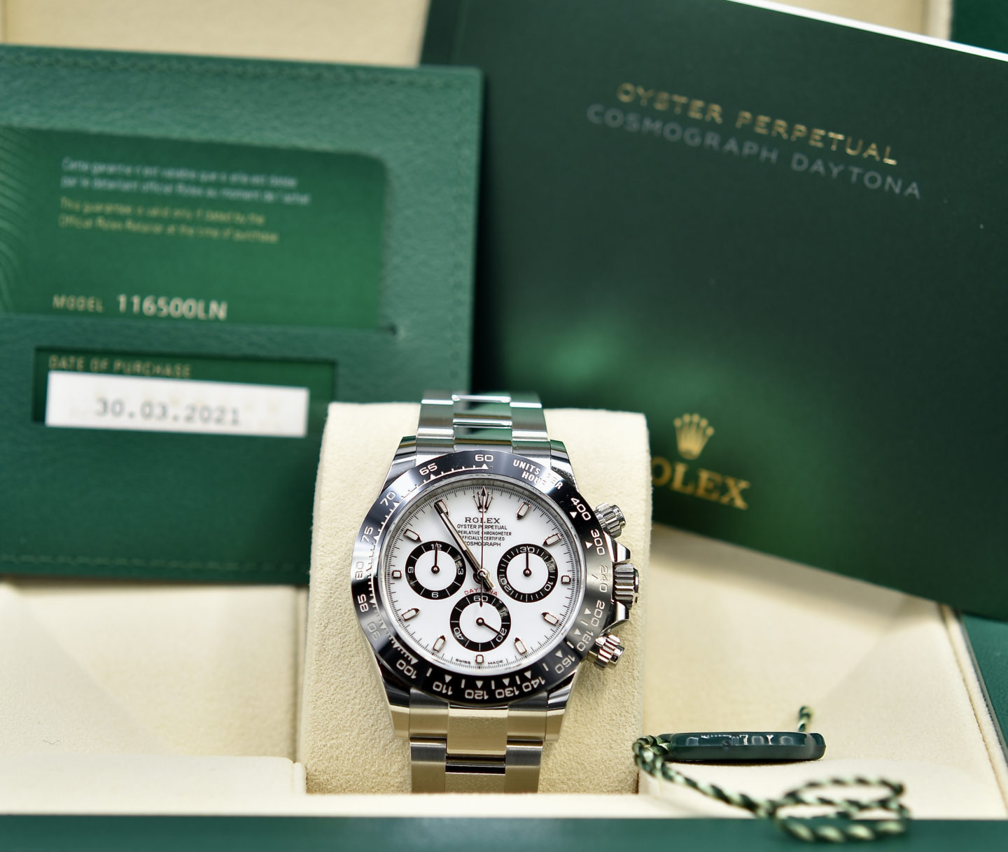 Rolex daytona sales full set