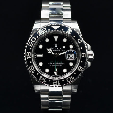 ROLEX GMT REF. 116710LN BOX AND PAPERS
