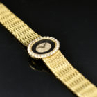 PIAGET LADY’S YELLOW GOLD ONYX AND DIAMONDS