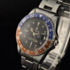 ROLEX GMT REF. 1675 GILT CHAPTER RING EXCLAMATION POINT PCG BOX & PAPERS