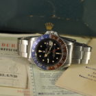 ROLEX GMT REF. 1675 GILT CHAPTER RING EXCLAMATION POINT PCG BOX AND PAPERS