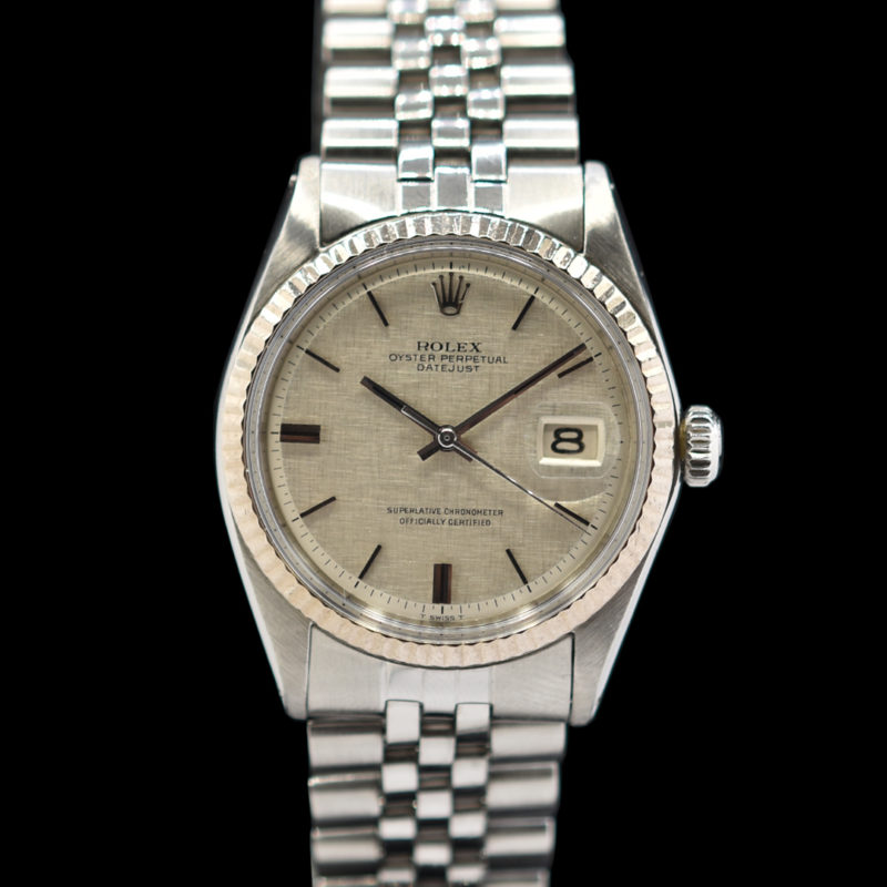 ROLEX DATEJUST REF.1601 « LINEN DIAL »