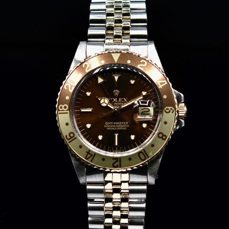 ROLEX GMT MASTER ROOTBEER NIPPLE DIAL REF. 1675/3
