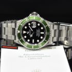 ROLEX SUBMARINER REF. 16610LV FAT FOUR F2 SERIES BOX AND PAPERS