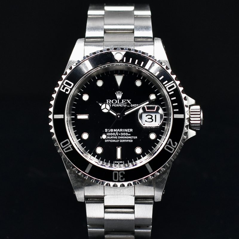 ROLEX SUBMARINER DATE REF. 16610 SWISS ONLY BOX AND PAPERS